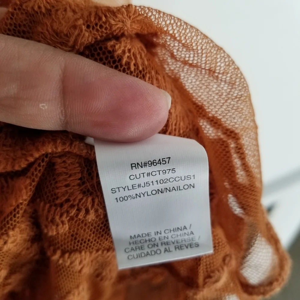 ❌SOLD❌ Eyeshadow Rust Orange Kimono NWOT - Picture 6 of 7